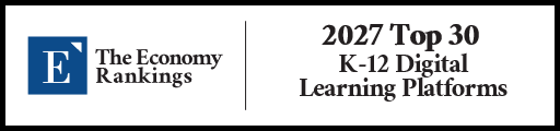 Top 30 K-12 Digital Learning Platforms 2027 Strip Badge