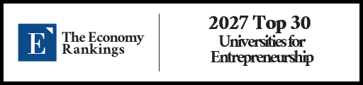 Top 30 Universities for Entrepreneurship Education 2027 Strip Badge