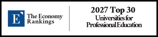 Top 30 Universities for Professional Education 2027 Strip Badge
