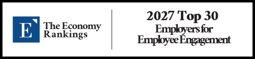 Top 30 Employers for Employee Engagement 2027 Strip Badge