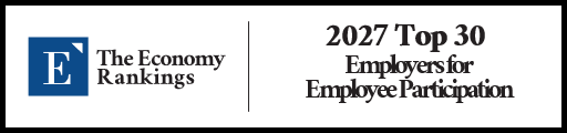 Top 30 Employers for Employee Participation 2027 Strip Badge