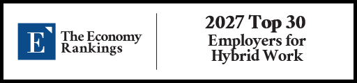 Top 30 Employers for Hybrid Work 2027 Strip Badge