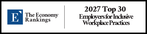 Top 30 Employers for Inclusive Workplace Practices 2027 Strip Badge