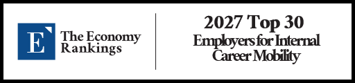 Top 30 Employers for Internal Career Mobility 2027 Strip Badge