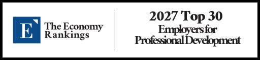 Top 30 Employers for Professional Development 2027 Strip Badge