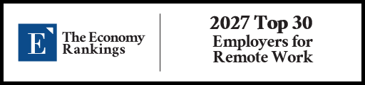 Top 30 Employers for Remote Work 2027 Strip Badge