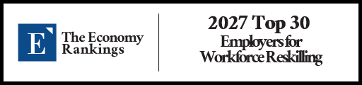 Top 30 Employers for Workforce Reskilling 2027 Strip Badge