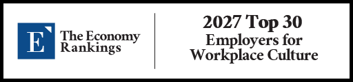 Top 30 Employers for Workplace Culture 2027 Strip Badge