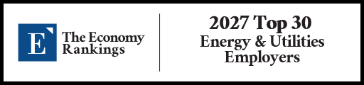 Top 30 Energy & Utilities Employers 2027 Strip Badge