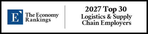 Top 30 Logistics & Supply Chain Employers 2027 Strip Badge