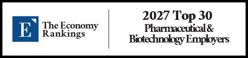 Top 30 Pharmaceutical & Biotechnology Employers 2027 Strip Badge