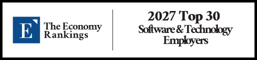 Top 30 Software & Technology Employers 2027 Strip Badge