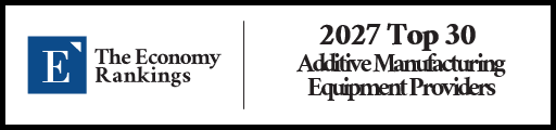 Top 30 Additive Manufacturing Equipment Providers 2027 Strip Badge