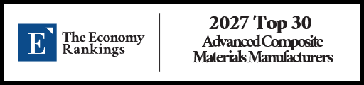 Top 30 Advanced Composite Materials Manufacturers 2027 Strip Badge