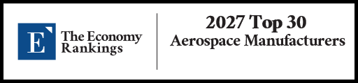 Top 30 Aerospace Manufacturers 2027 Strip Badge