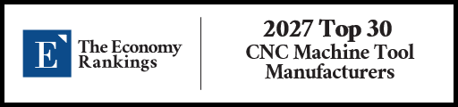 Top 30 CNC Machine Tool Manufacturers 2027 Strip Badge