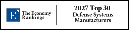Top 30 Defense Systems Manufacturers 2027 Strip Badge
