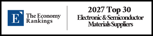 Top 30 Electronic & Semiconductor Materials Suppliers 2027 Strip Badge