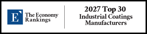 Top 30 Industrial Coatings Manufacturers 2027 Strip Badge