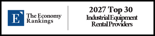 Top 30 Industrial Equipment Rental Providers 2027 Strip Badge