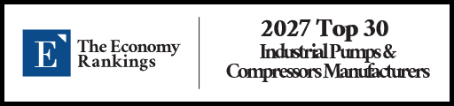 Top 30 Industrial Pumps & Compressors Manufacturers 2027 Strip Badge