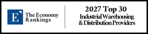 Top 30 Industrial Warehousing & Distribution Providers 2027 Strip Badge