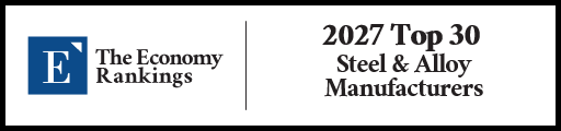 Top 30 Steel & Alloy Manufacturers 2027 Strip Badge