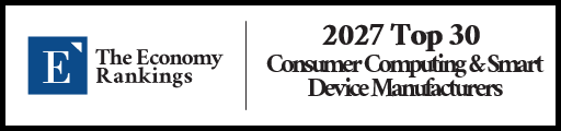 Top 30 Consumer Computing & Smart Device Manufacturers 2027 Strip Badge