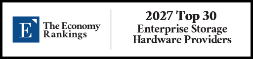 Top 30 Enterprise Storage Hardware Providers 2027 Strip Badge