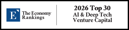 Top 30 AI & Deep Tech Venture Capital 2026 Strip Badge