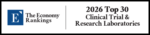 Top 30 Clinical Trial & Research Laboratories 2026 Strip Badge