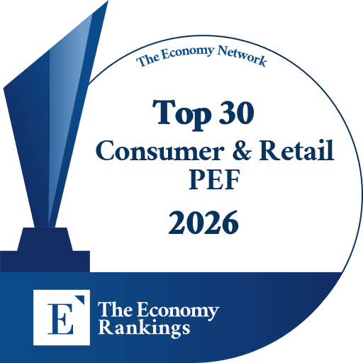 Top 30 Consumer & Retail PEF 2026 Trophy Badge