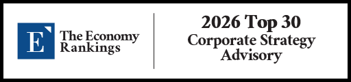 Top 30 Corporate Strategy Advisory 2026 Strip Badge