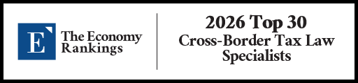 Top 30 Cross-Border Tax Law Specialists 2026 Strip Badge