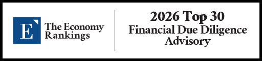 Top 30 Financial Due Diligence (FDD) Advisory 2026 Strip Badge