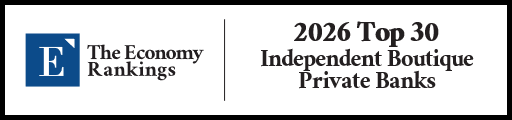 Top 30 Independent Boutique Private Banks 2026 Strip Badge