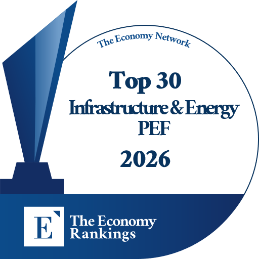 Top 30 Infrastructure & Energy PEF 2026 Trophy Badge
