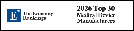 Top 30 Medical Device Manufacturers 2026 Strip Badge