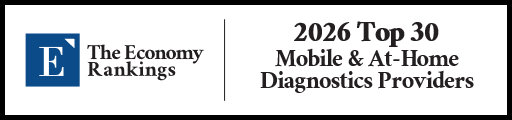 Top 30 Mobile & At-Home Diagnostics Providers 2026 Strip Badge
