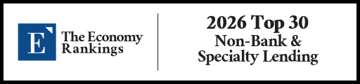 Top 30 Non-Bank & Specialty Lending 2026 Strip Badge