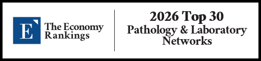 Top 30 Pathology & Laboratory Networks 2026 Strip Badge