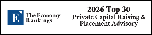 Top 30 Private Capital Raising & Placement Advisory 2026 Strip Badge