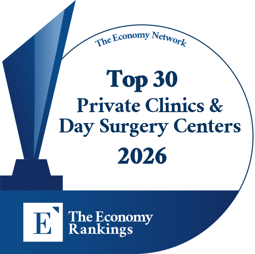 Top 30 Private Clinics & Day Surgery Centers 2026 Trophy Badge