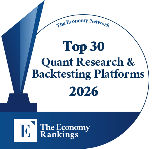 Top 30 Quant Research & Backtesting Platforms 2026 Trophy Badge