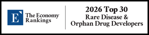 Top 30 Rare Disease & Orphan Drug Developers 2026 Strip Badge