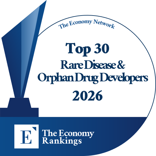 Top 30 Rare Disease & Orphan Drug Developers 2026 Trophy Badge