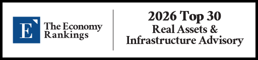 Top 30 Real Assets & Infrastructure Advisory 2026 Strip Badge