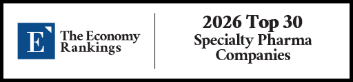 Top 30 Specialty Pharma Companies 2026 Strip Badge