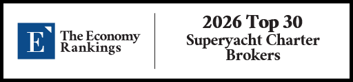 Top 30 Superyacht Charter Brokers 2026 Strip Badge