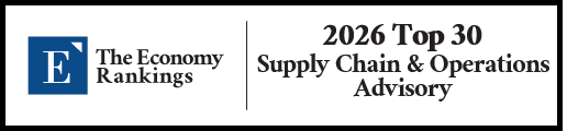 Top 30 Supply Chain & Operations Advisory 2026 Strip Badge